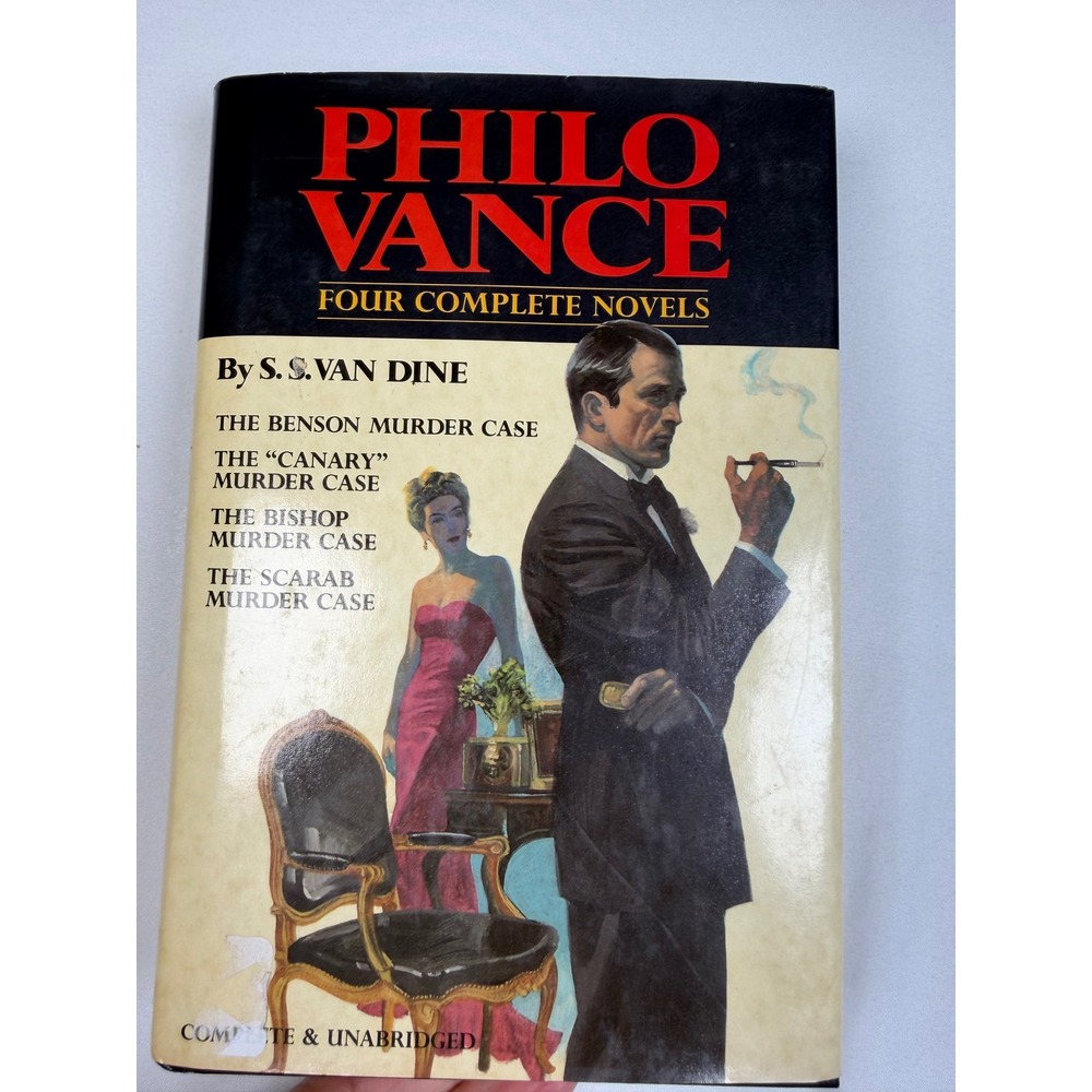 Philo Vance Four Complete Novels S.S. Van Dine 1984 Avenel Hardcover Mystery